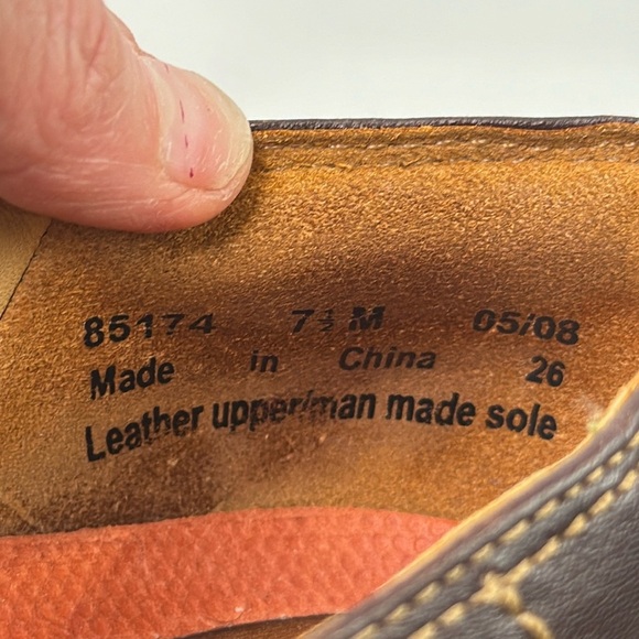 Clarks Structured Women's Brown Leather MaryJane Shoes - Picture 11 of 12